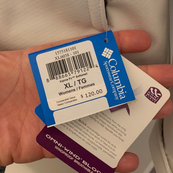 Women’s size XL Columbia fleece lined jacket. Brand new! - Picture 4 of 4